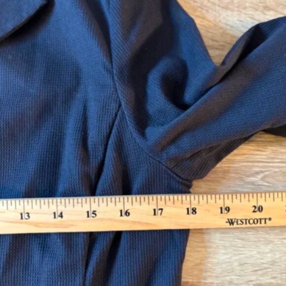 Eileen Fisher Light Cotton Nylon Car Coat Easy Fit, Thigh Length Women’s Size M - Picture 2 of 2